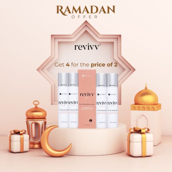 Ramadan Offer REVIVV® for Her Hair Growth Serum (4 bottles)
