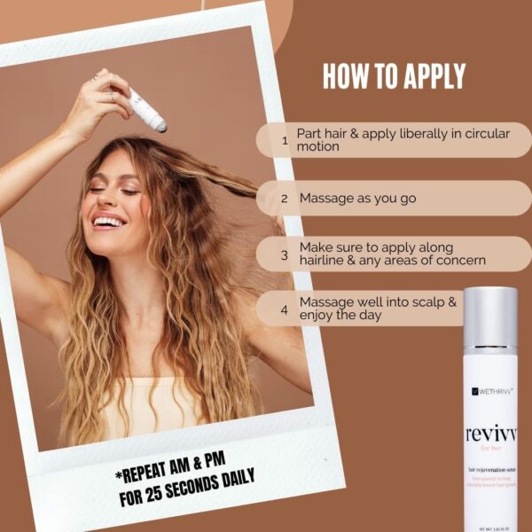 REVIVV®  for Her Hair Growth Serum - 1 bottle - Image 7